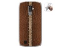 Funda Gel Tpu para Blackview BV6800 Pro diseño Cuero 01 Dibujos