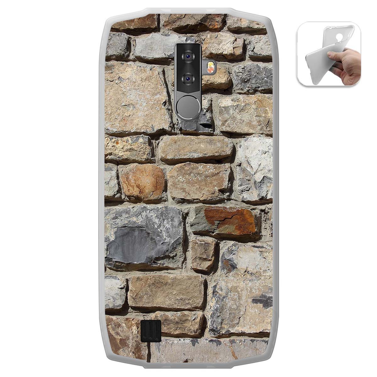 Funda Gel Tpu para Blackview BV6800 Pro diseño Ladrillo 03 Dibujos
