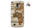 Funda Gel Tpu para Blackview BV6800 Pro diseño Madera 07 Dibujos