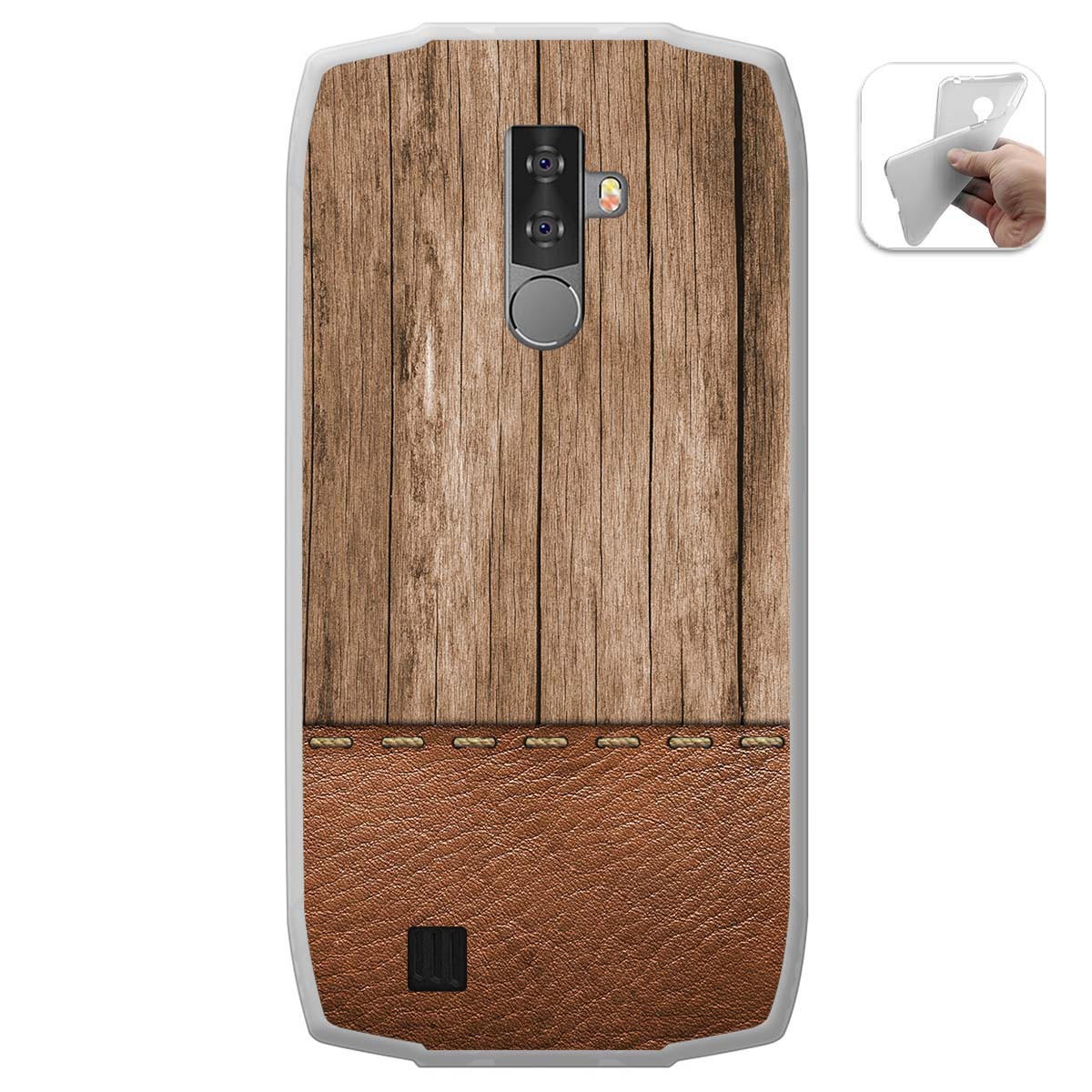 Funda Gel Tpu para Blackview BV6800 Pro diseño Madera 09 Dibujos