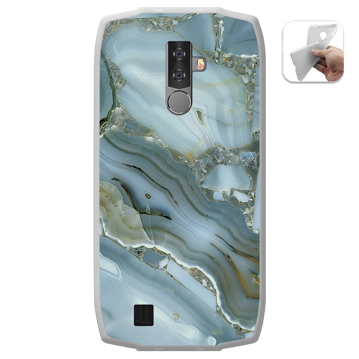 Funda Gel Tpu para Blackview BV6800 Pro diseño Mármol 09 Dibujos
