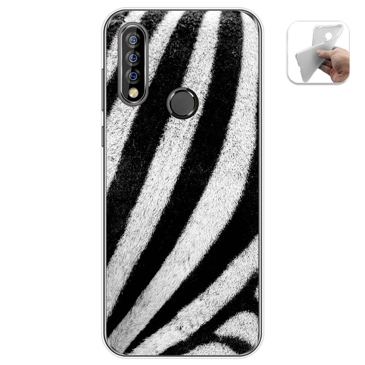 Funda Gel Tpu para Oukitel C17 Pro diseño Animal 02 Dibujos