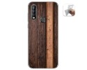 Funda Gel Tpu para Oukitel C17 Pro diseño Madera 05 Dibujos