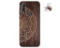 Funda Gel Tpu para Oukitel C17 Pro diseño Madera 06 Dibujos