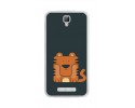 Funda Gel Tpu para Zte Blade L5 / L5 Plus Diseño Tigre Dibujos