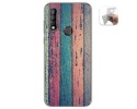 Funda Gel Tpu para Oukitel C17 Pro diseño Madera 10 Dibujos