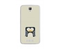 Funda Gel Tpu para Zte Blade L5 / L5 Plus Diseño Pingüino Dibujos