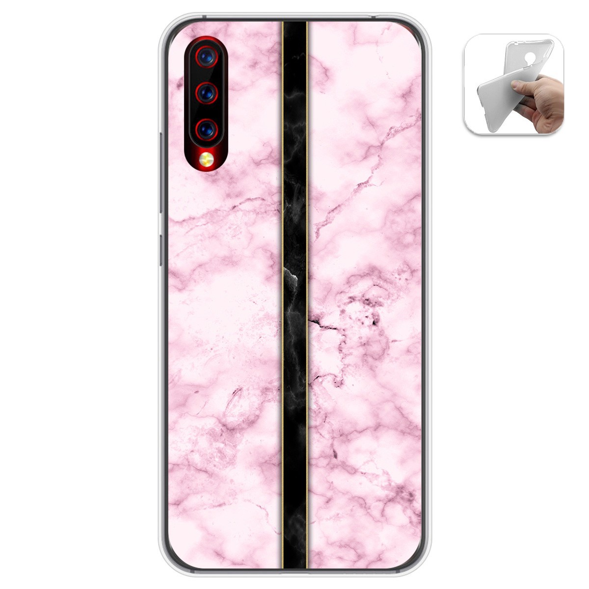 Funda Gel Tpu para Umidigi X diseño Mármol 04 Dibujos