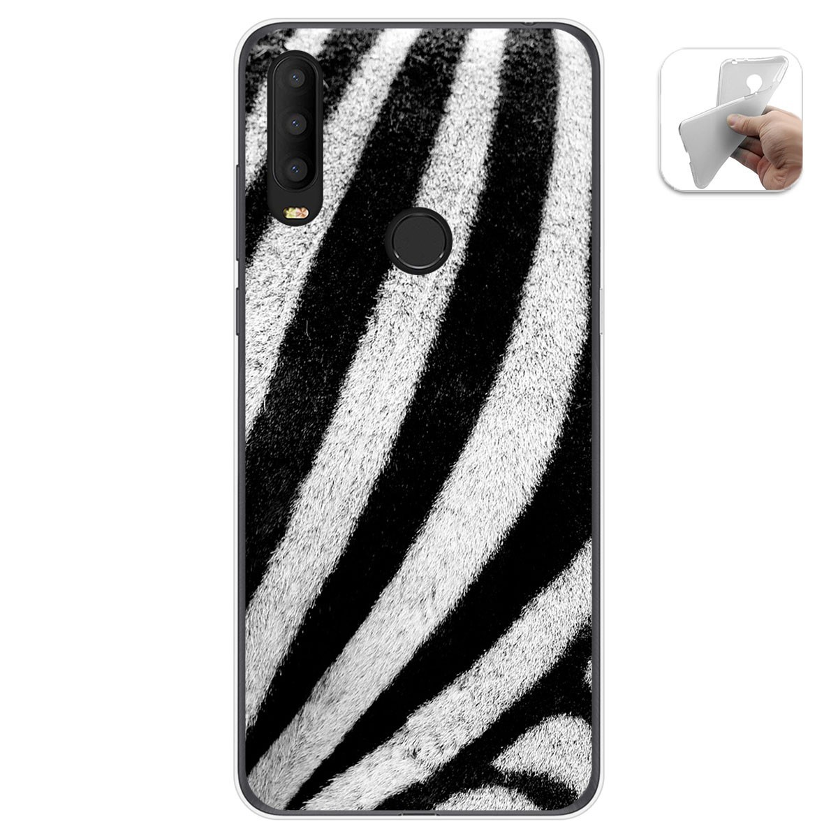 Funda Gel Tpu para Alcatel 3X 2020 diseño Animal 02 Dibujos