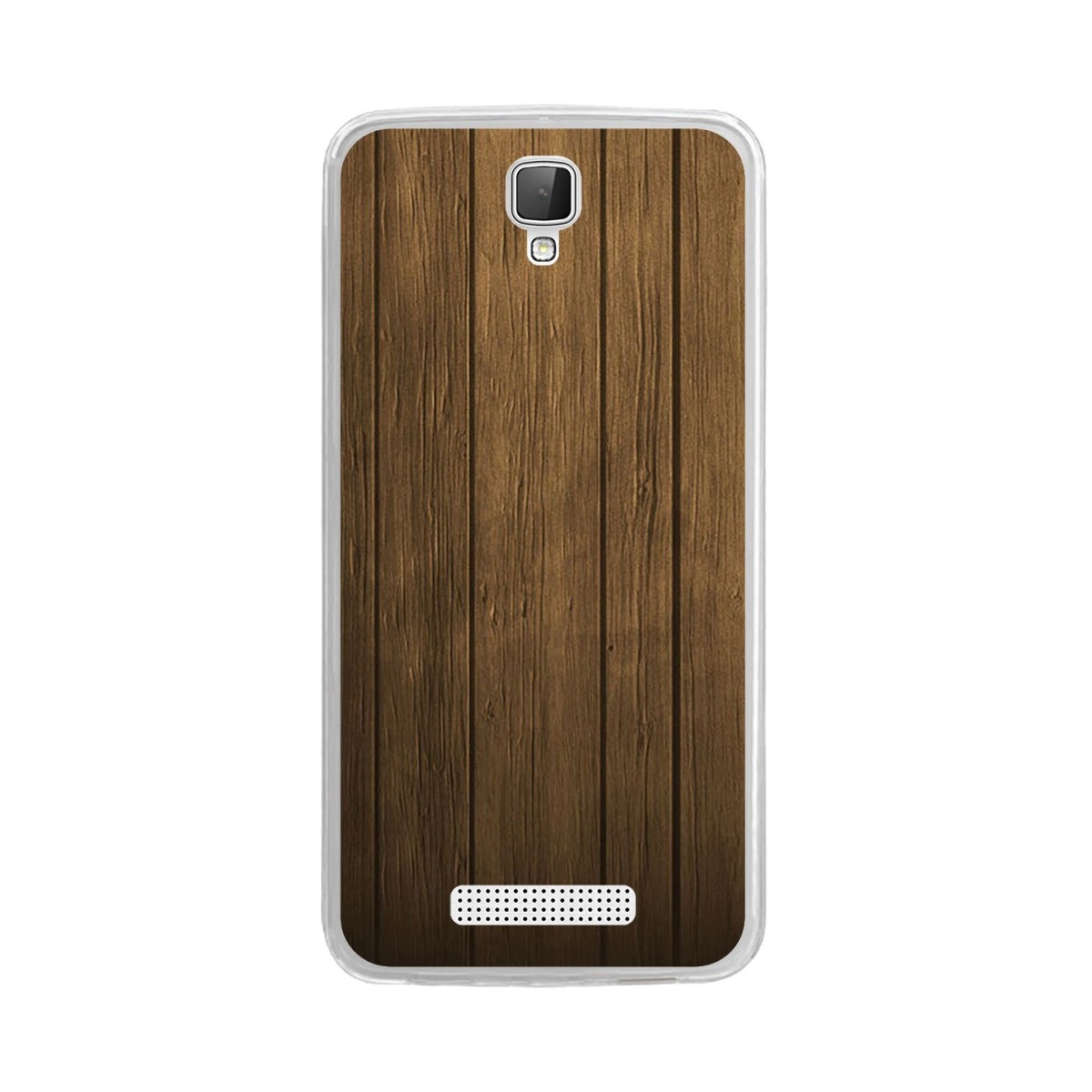 Funda Gel Tpu para Zte Blade L5 / L5 Plus Diseño Madera Dibujos