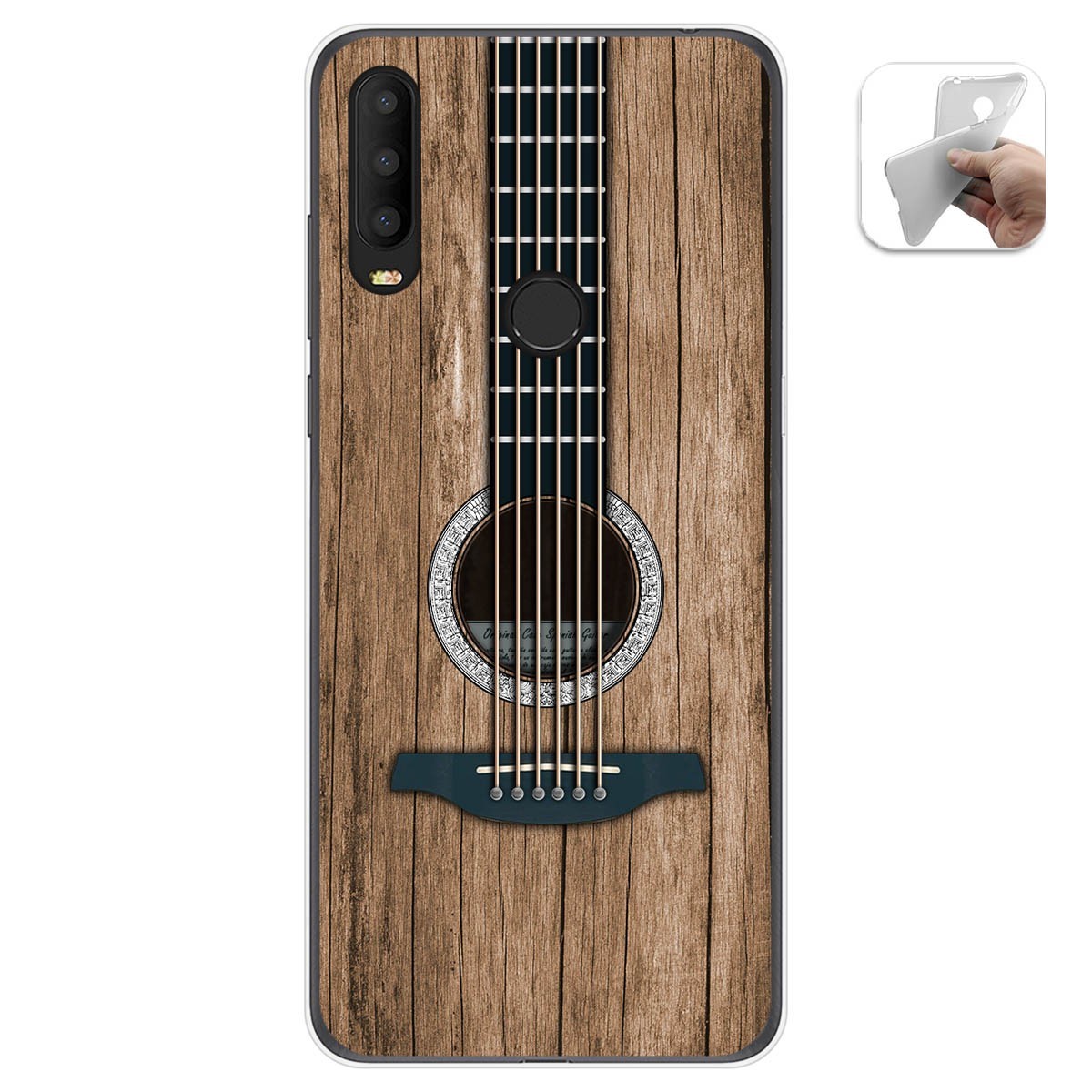 Funda Gel Tpu para Alcatel 3X 2020 diseño Madera 11 Dibujos