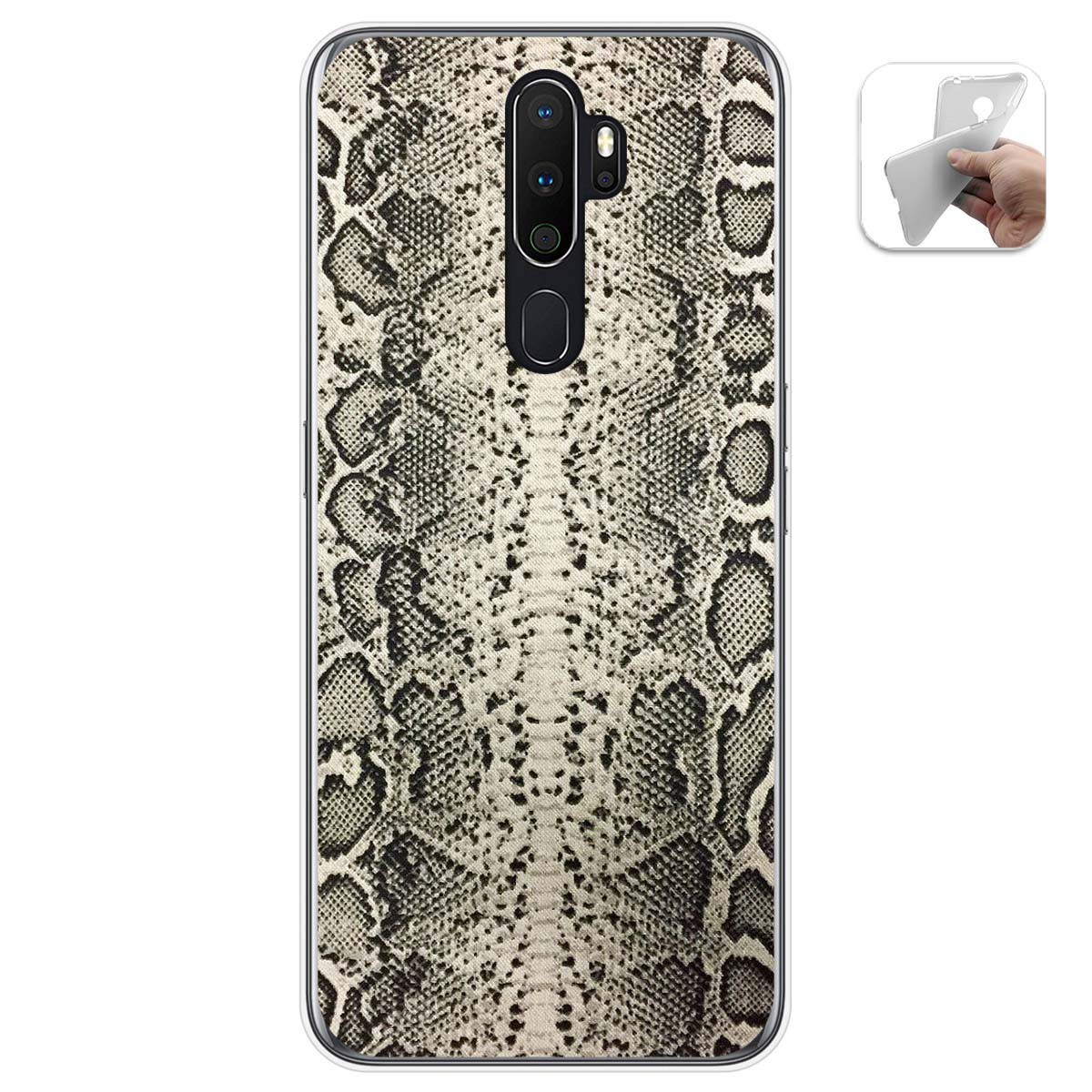Funda Gel Tpu para Oppo A5 2020 diseño Animal 01 Dibujos
