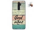 Funda Gel Tpu para Oppo A5 2020 diseño Madera 01 Dibujos