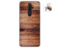 Funda Gel Tpu para Oppo A5 2020 diseño Madera 02 Dibujos