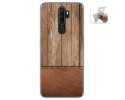 Funda Gel Tpu para Oppo A5 2020 diseño Madera 09 Dibujos