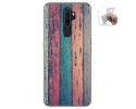 Funda Gel Tpu para Oppo A5 2020 diseño Madera 10 Dibujos