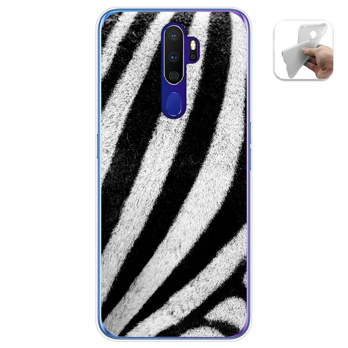 Funda Gel Tpu para Oppo A9 2020 diseño Animal 02 Dibujos