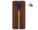 Funda Gel Tpu para Oppo A9 2020 diseño Cuero 01 Dibujos