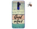 Funda Gel Tpu para Oppo A9 2020 diseño Madera 01 Dibujos