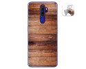 Funda Gel Tpu para Oppo A9 2020 diseño Madera 02 Dibujos