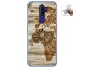 Funda Gel Tpu para Oppo A9 2020 diseño Madera 07 Dibujos
