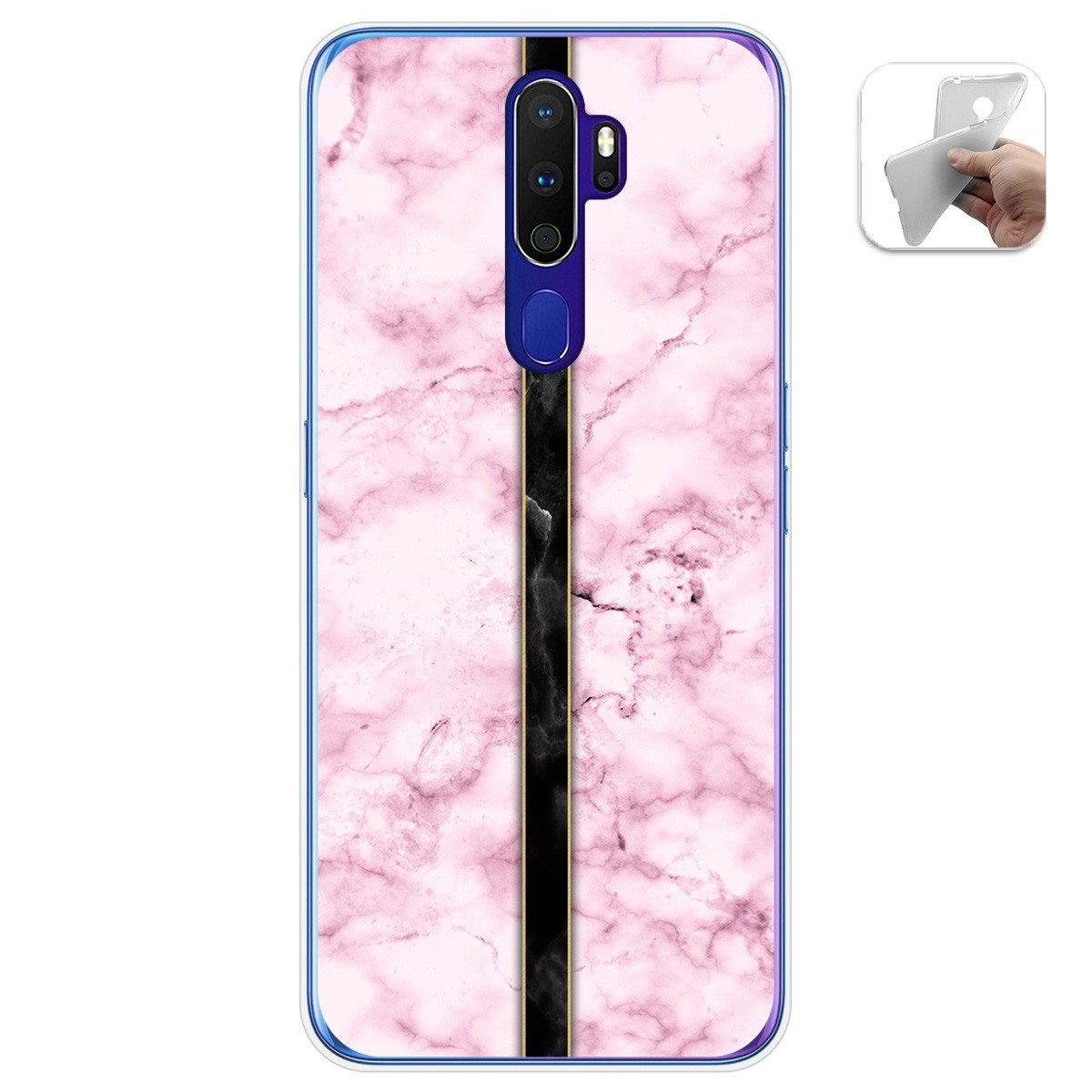Funda Gel Tpu para Oppo A9 2020 diseño Mármol 04 Dibujos