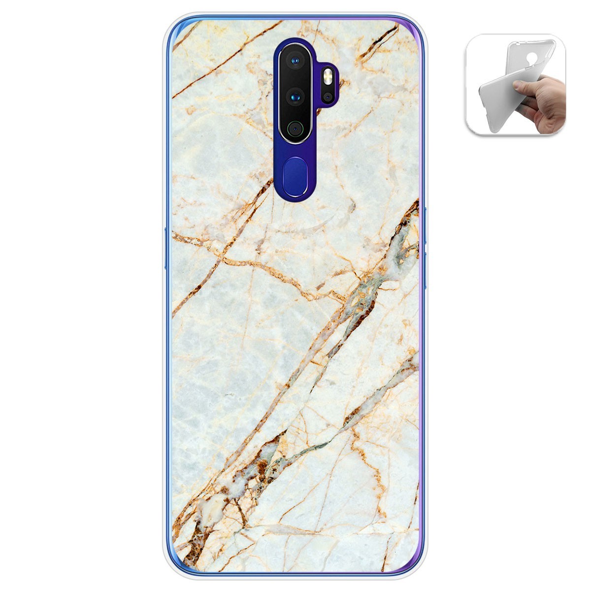 Funda Gel Tpu para Oppo A9 2020 diseño Mármol 13 Dibujos