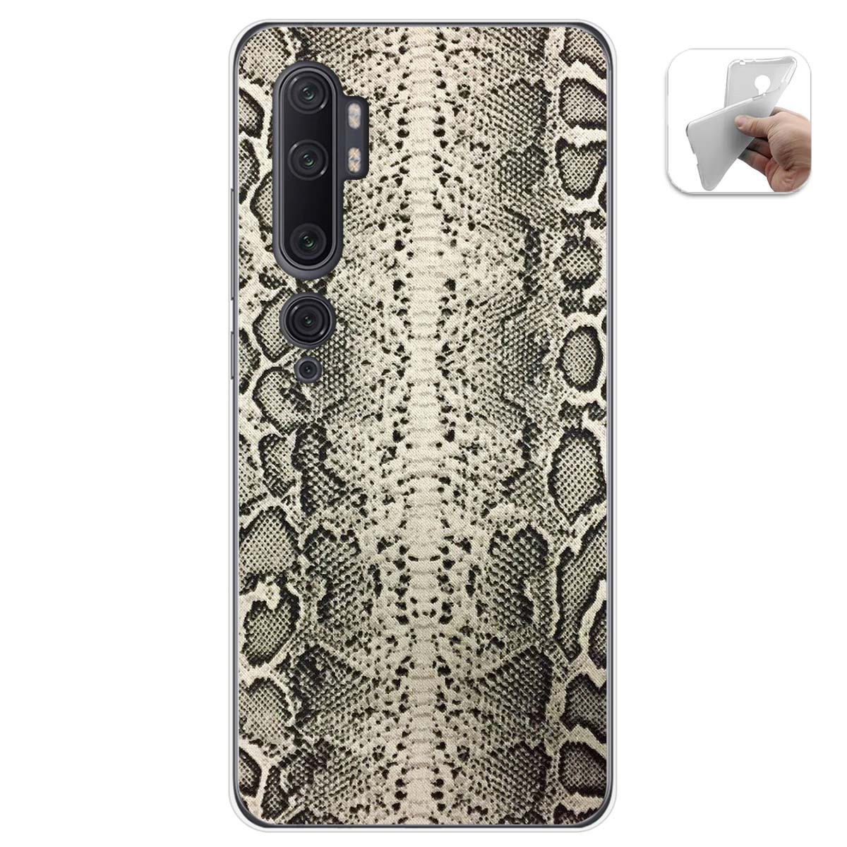 Funda Gel Tpu para Xiaomi Mi Note 10 diseño Animal 01 Dibujos