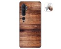 Funda Gel Tpu para Xiaomi Mi Note 10 diseño Madera 02 Dibujos