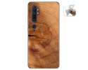 Funda Gel Tpu para Xiaomi Mi Note 10 diseño Madera 04 Dibujos
