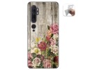 Funda Gel Tpu para Xiaomi Mi Note 10 diseño Madera 08 Dibujos