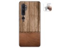 Funda Gel Tpu para Xiaomi Mi Note 10 diseño Madera 09 Dibujos
