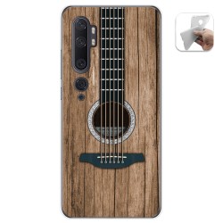 Funda Gel Tpu para Xiaomi Mi Note 10 diseño Madera 11 Dibujos