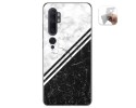 Funda Gel Tpu para Xiaomi Mi Note 10 diseño Mármol 01 Dibujos
