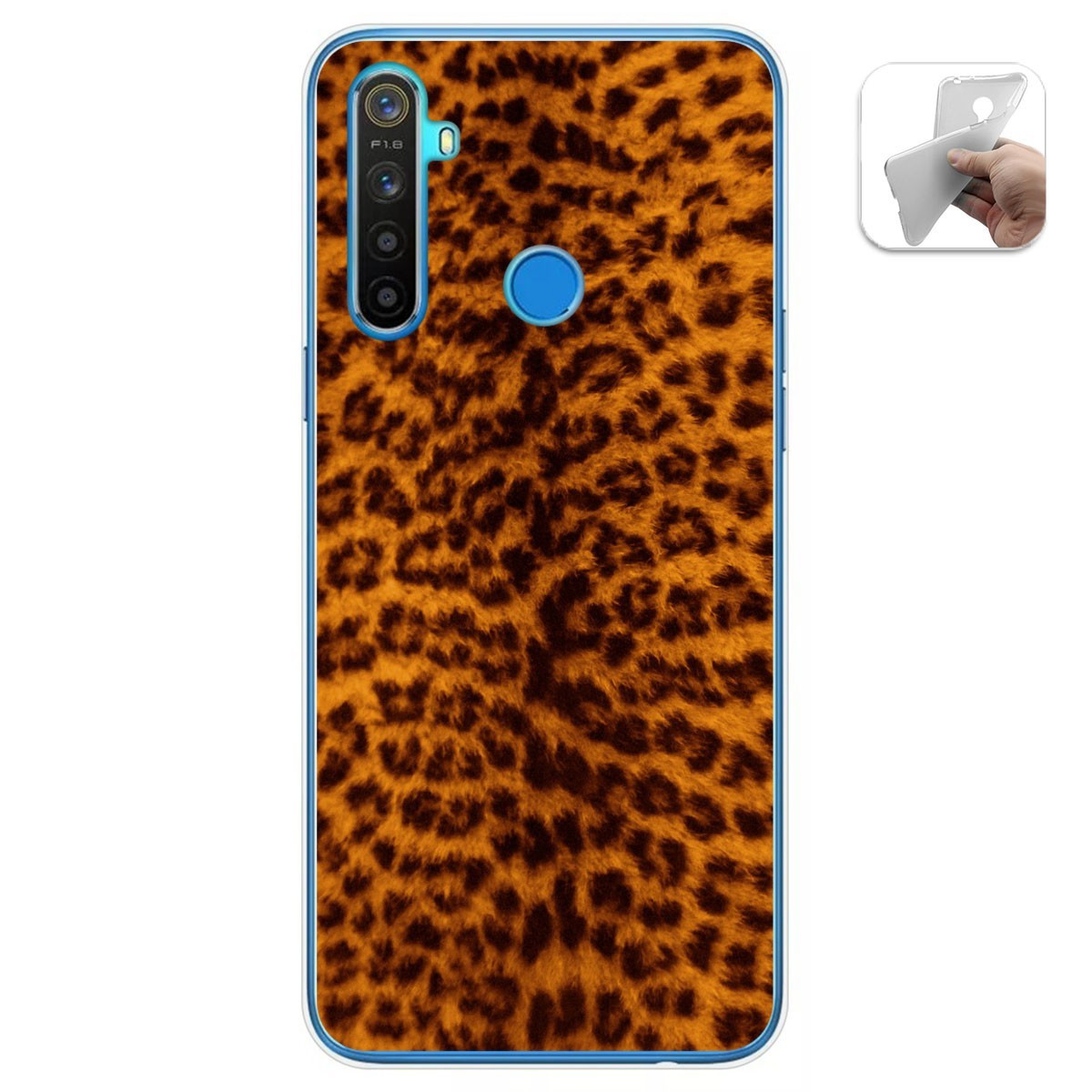 Funda Gel Tpu para Realme 5 / 5s / 5i / 6i diseño Animal 03 Dibujos
