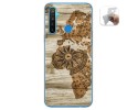 Funda Gel Tpu para Realme 5 / 5s / 5i / 6i diseño Madera 07 Dibujos