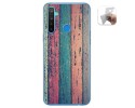 Funda Gel Tpu para Realme 5 / 5s / 5i / 6i diseño Madera 10 Dibujos