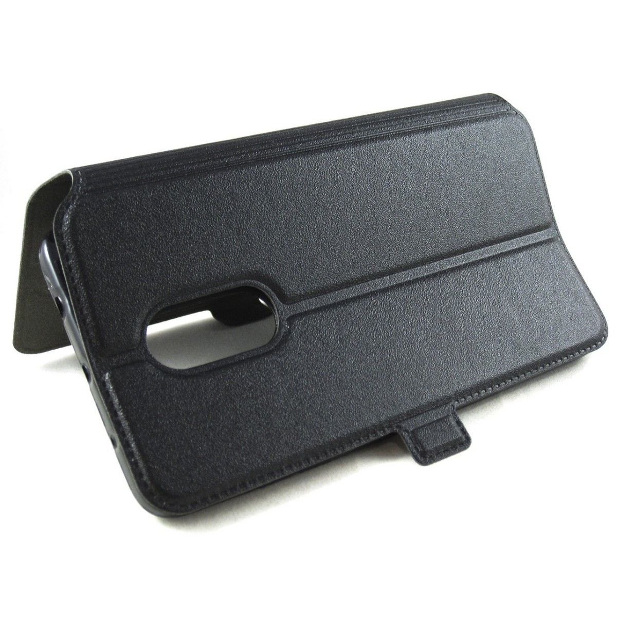 Funda Soporte Piel Negra para Xiaomi Redmi Note 4 / 4X / 4 Pro / Note 4 Version Global Flip Libro