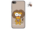 Funda Gel Tpu para Alcatel 1V 2019 diseño Leon Dibujos