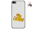 Funda Gel Tpu para Alcatel 1V 2019 diseño Leones Dibujos