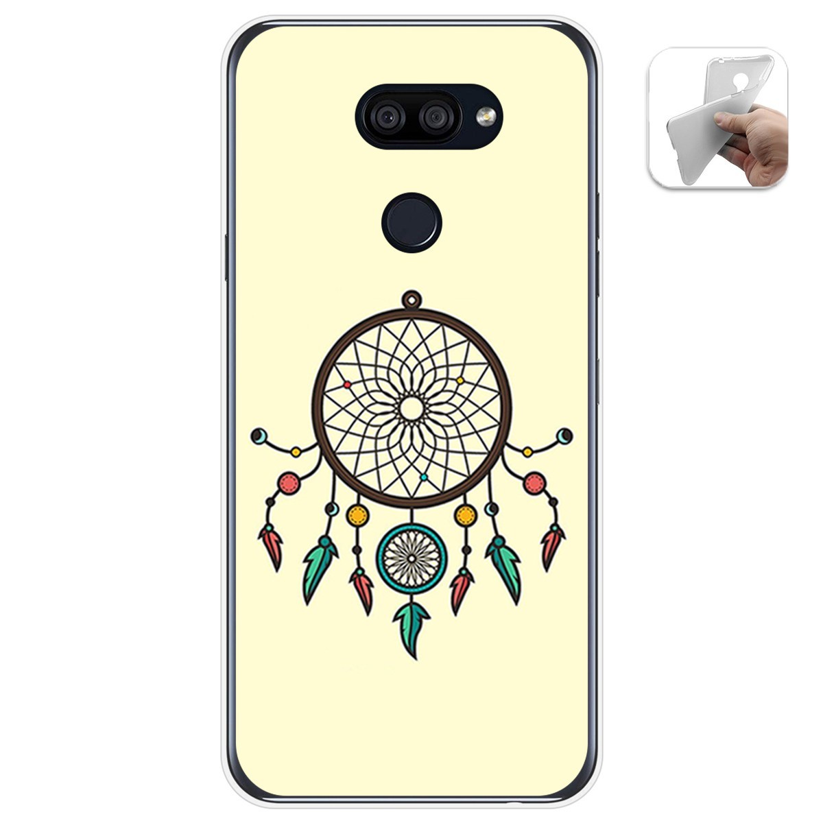 Funda Gel Tpu para Lg K40S diseño Atrapasueños Dibujos