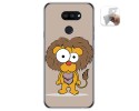 Funda Gel Tpu para Lg K40S diseño Leon Dibujos
