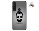 Funda Gel Tpu para Motorola Moto G8 Plus diseño Barba Dibujos
