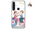 Funda Gel Tpu para Motorola Moto G8 Plus diseño Café Dibujos