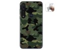 Funda Gel Tpu para Motorola Moto G8 Plus diseño Camuflaje Dibujos