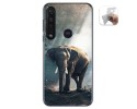 Funda Gel Tpu para Motorola Moto G8 Plus diseño Elefante Dibujos