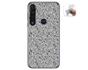 Funda Gel Tpu para Motorola Moto G8 Plus diseño Letras Dibujos