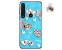 Funda Gel Tpu para Motorola Moto G8 Plus diseño Mariposas Dibujos