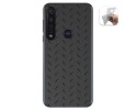Funda Gel Tpu para Motorola Moto G8 Plus diseño Metal Dibujos