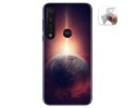 Funda Gel Tpu para Motorola Moto G8 Plus diseño Tierra Dibujos